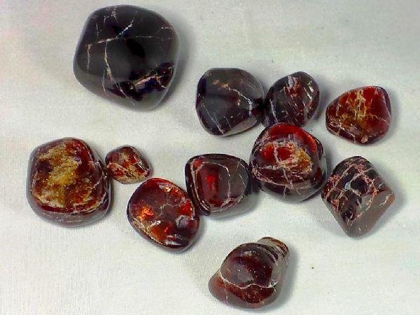 Granat Trommelsteine/polierte Kristalle